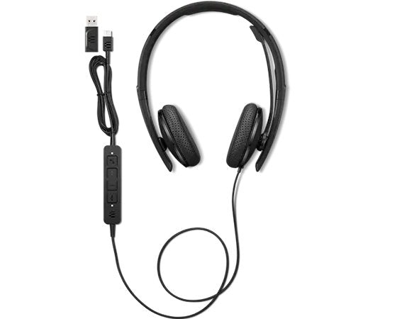 EAN 0195892090434 - Lenovo 4XD1M39028 auricular y casco Auriculares Alámbrico Diadema USB Tipo C Negro imagen 7