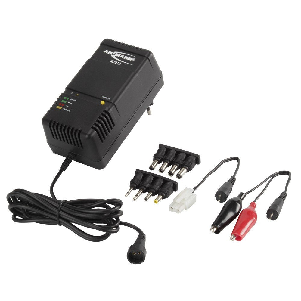 Ansmann Cargador Acs110 Nimh Nicd Packs Con 1-10 Zellen