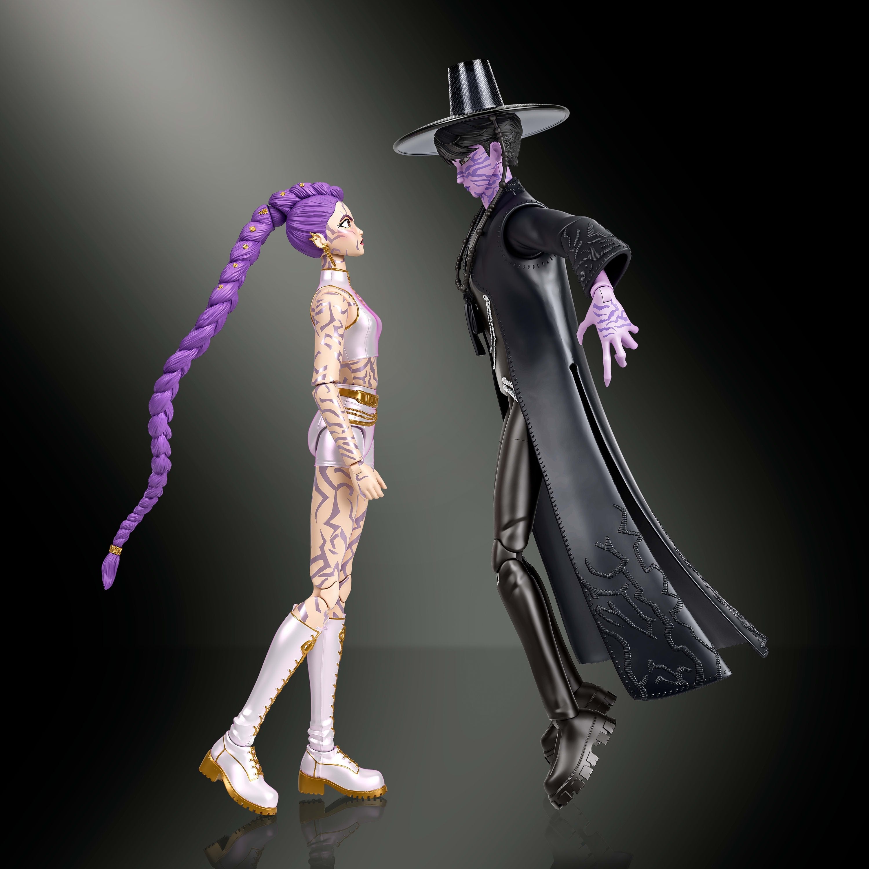 Blister 2 Figuras Rumi Y Jinu Kpop Demon Hunters 15cm