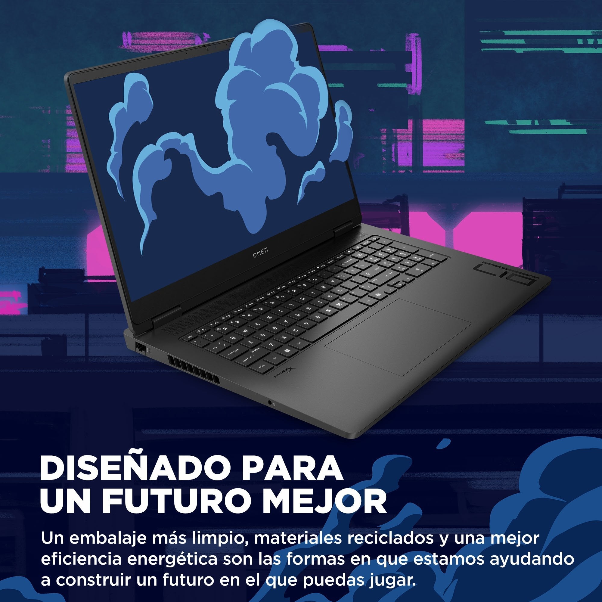 Portátil Gaming Hp Omen 17-Db0007ns Ryzen 9 8945hs 32gb 1tb Ssd Geforce Rtx 4060 17.3' Sin Sistema Operativo