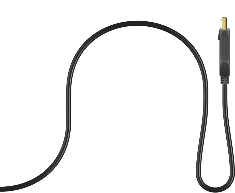 Cable Displayport Macho-Macho De 20m 8k/60hz V.2.0 40 Bbit/S Negro, Aoc Fibra Óptica Híbrido Goobay