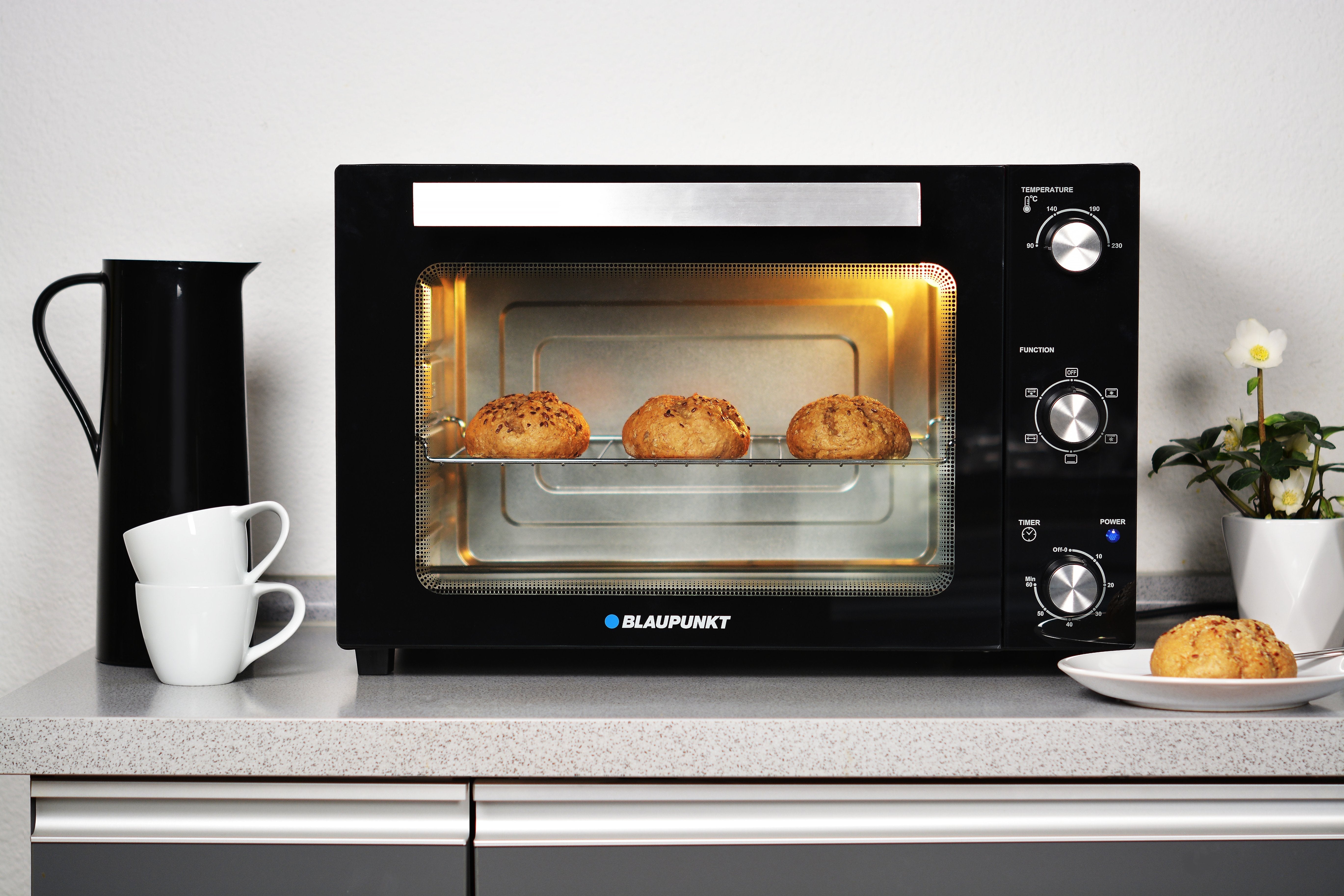 EAN 5901750503054 - Blaupunkt EOM601 horno Negro, Acero inoxidable imagen 3
