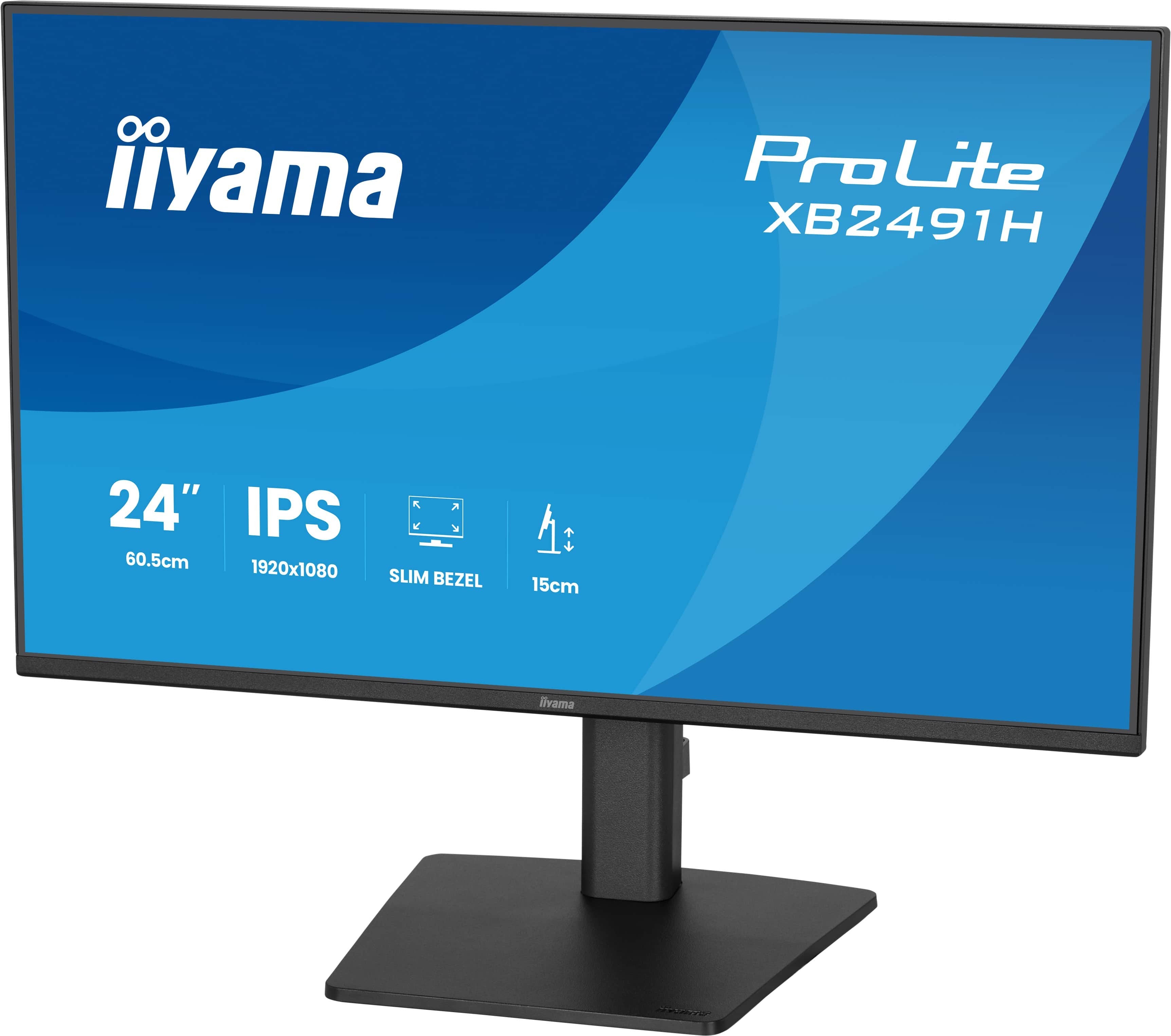 Monitor Iiyama 23,8" Xb2491h-B1 16:9 Hdmi+Dp Ips