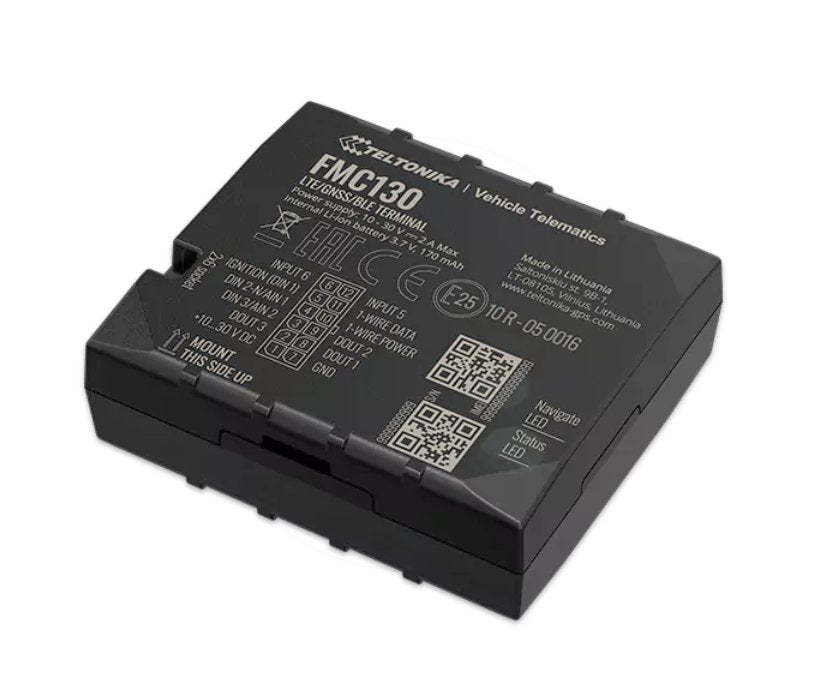 Teltonika Fmc130 Rastreador Gps Coche Negro