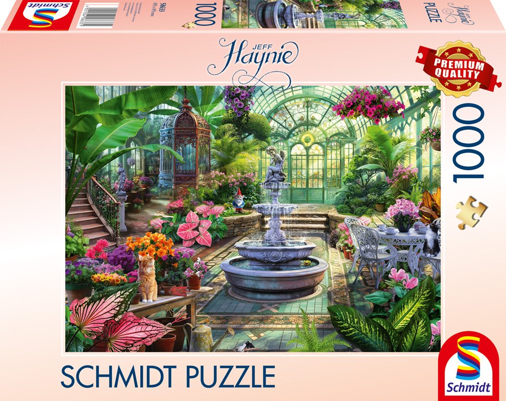 Schmidt Spiele Jeff Haynie: Viktorianisches Gewächshaus (1000 Teile) 58633