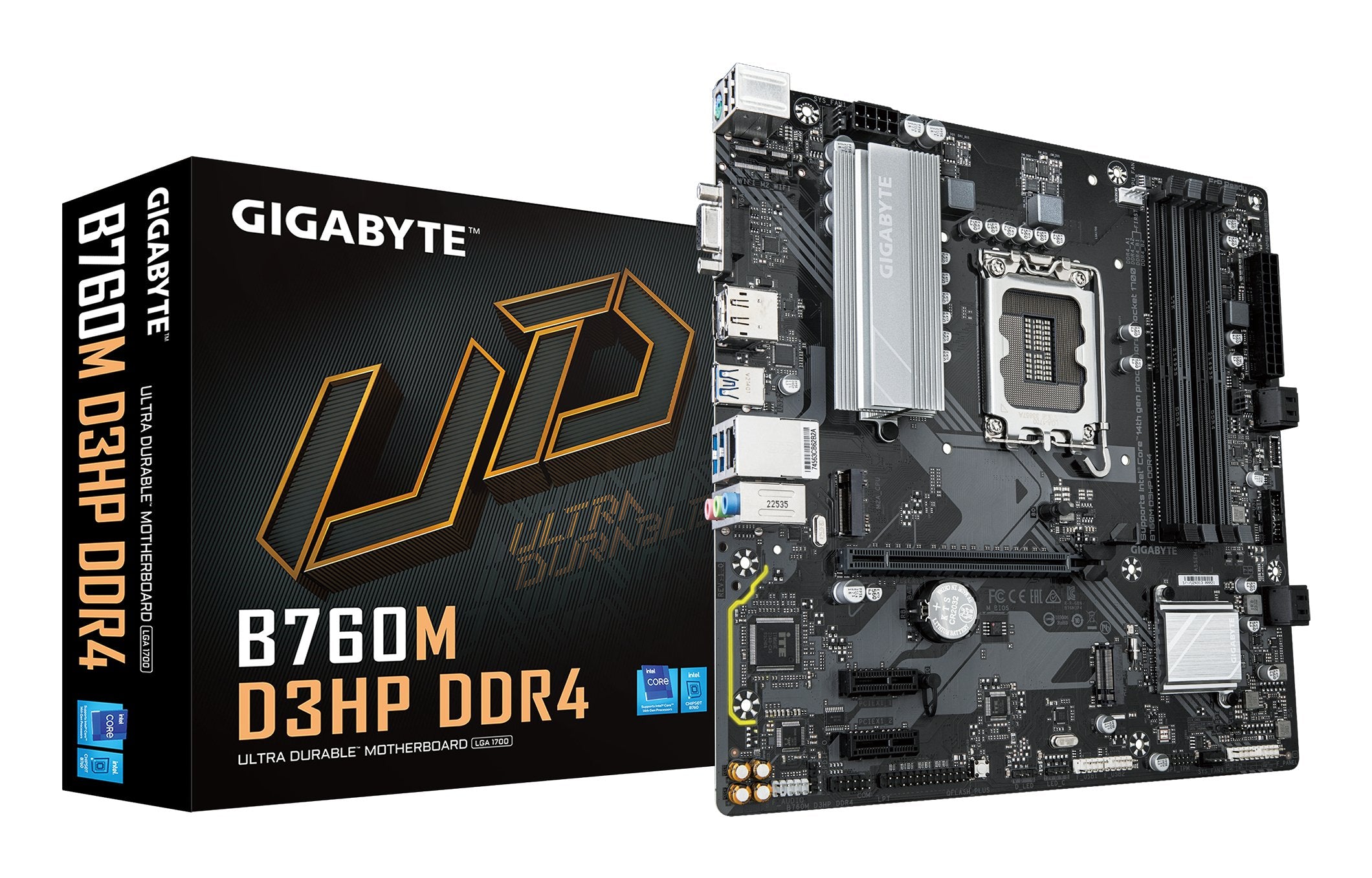 EAN 0889523043790 - GIGABYTE B760M D3HP DDR4 placa base Intel B760 Express LGA 1700 micro ATX imagen 1
