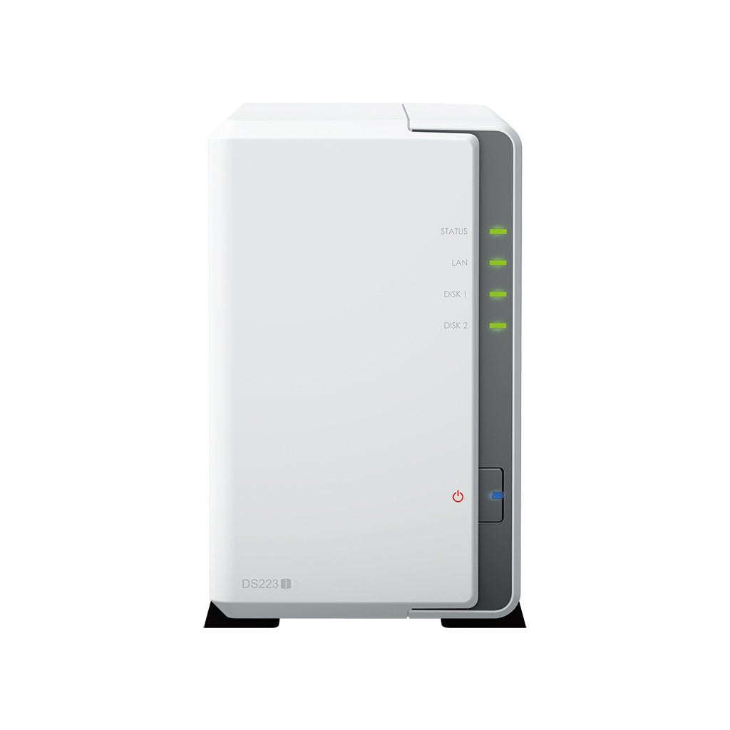 Synology Diskstation Ds223j, Nas, Desktop, Realtek, Rtd1619b, 1 Gb, Ddr4