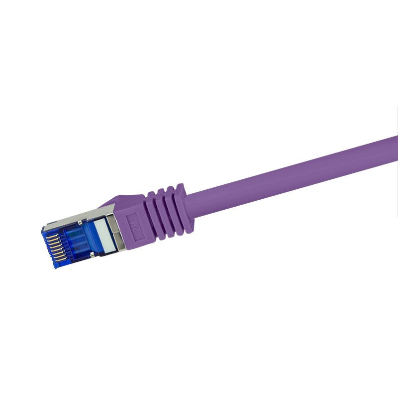Logilink Cable De Red Ultraflex, Cat.6a, S Ftp, Viol., 0,25 M
