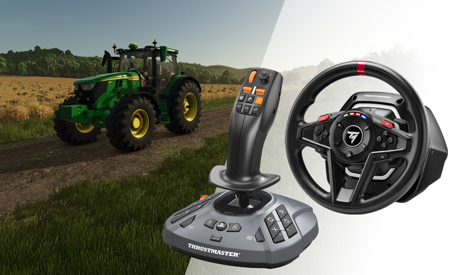 EAN 3362934113360 - Thrustmaster T128 SimTask Farming Pack Negro USB Volante + pedales + palanca de cambios Analógico/Digital imagen 5