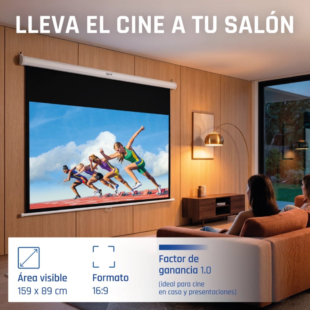 EAN 8435364319673 - iggual PSIMS159 pantalla de proyección 182,9 cm (72") imagen 4