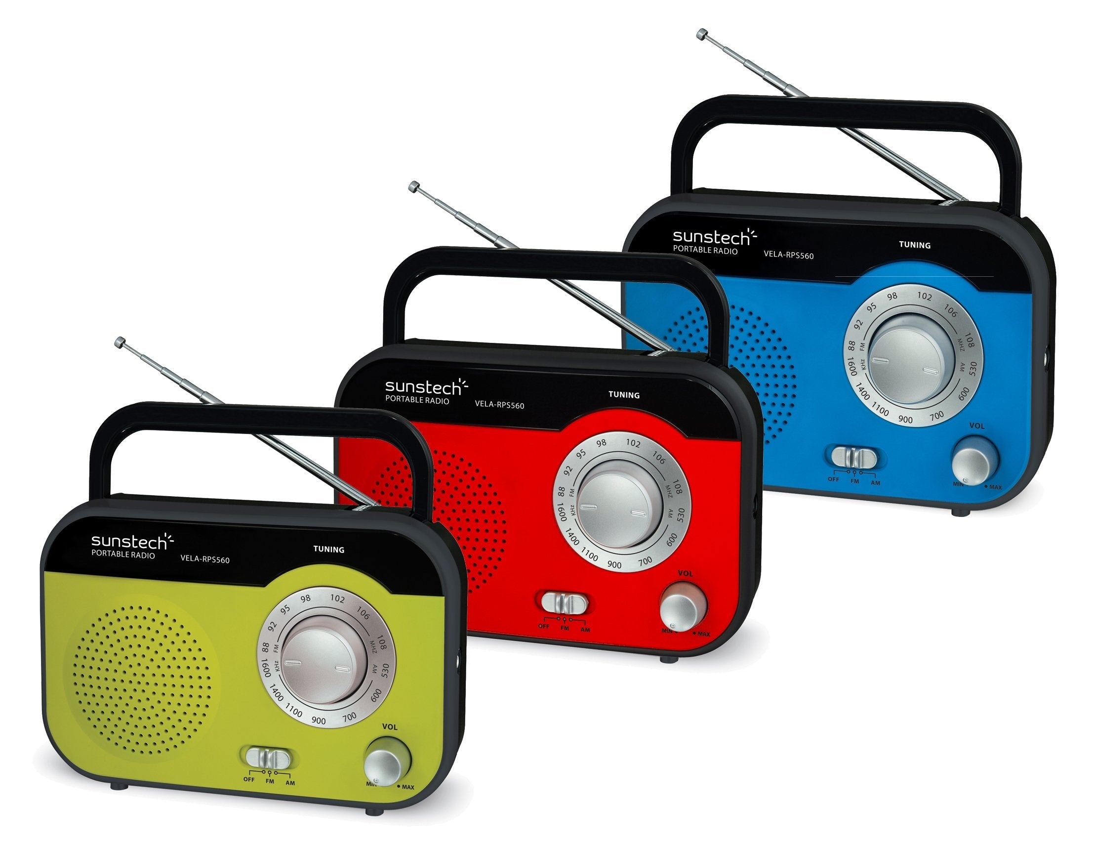 Radio Portátil Sunstech Rps560 Azul