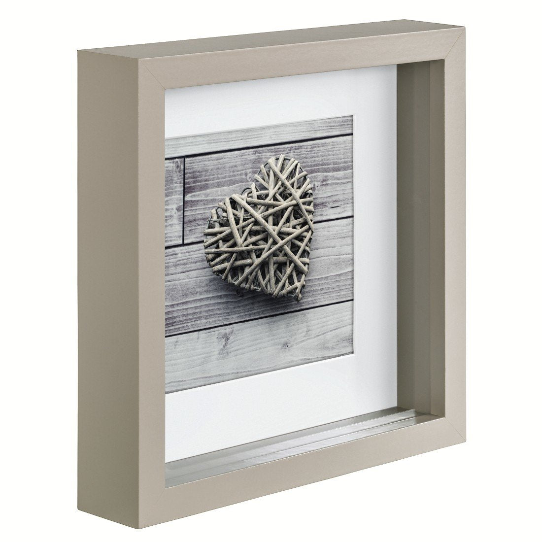 Hama Scala 3d Taupe 23x23 Retrato Madera Passepartout 59778