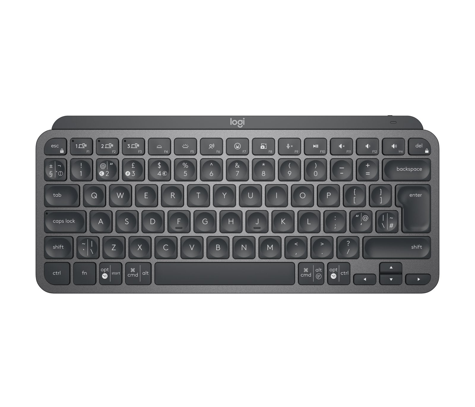 EAN 5099206101425 - Logitech 920-010606 teclado Oficina RF Wireless + Bluetooth QWERTY Inglés del Reino Unido Grafito imagen 3
