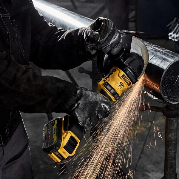 Dewalt Akku-Winkelschleifer Dcg440n, 180mm, 54volt (Amarillo/Negro, Ohne Akku Und Ladegerät) Dcg440n-Xj