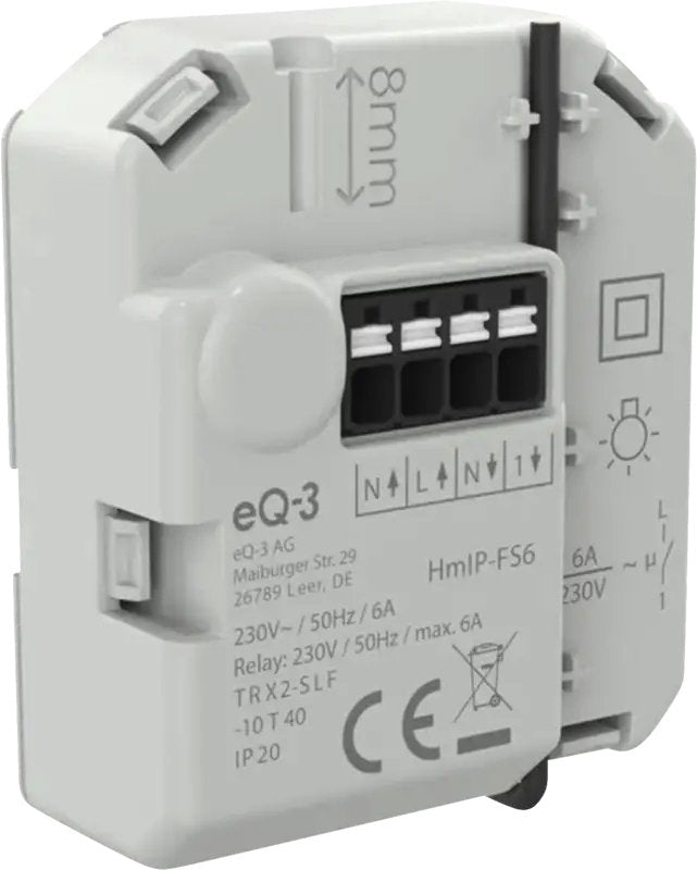 Eq-3 Ag Homematic Ip Schaltaktor Unterputz