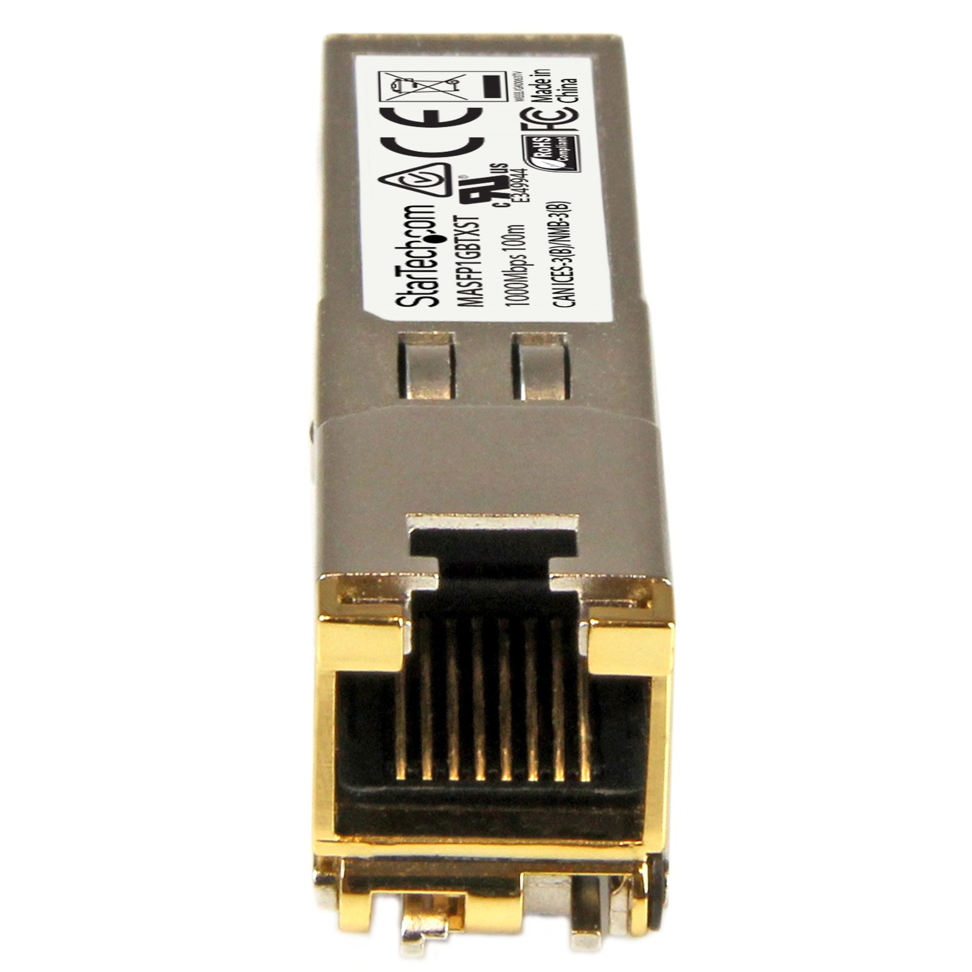 EAN 0065030869461 - StarTech.com MASFP1GBTXST red modulo transceptor Cobre 1000 Mbit/s imagen 2