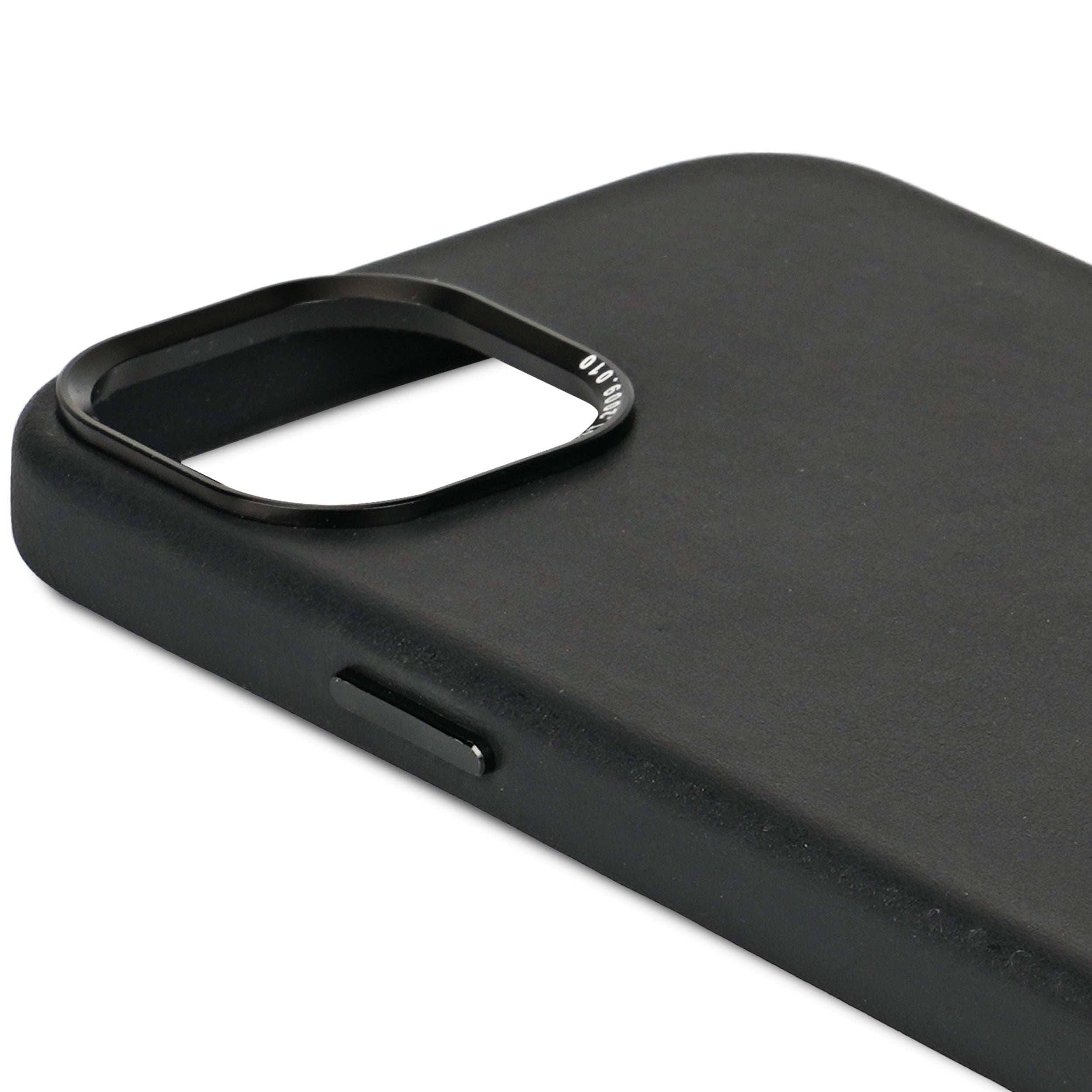 Decoded Leather Backcover For Iphone 15 Plus Black