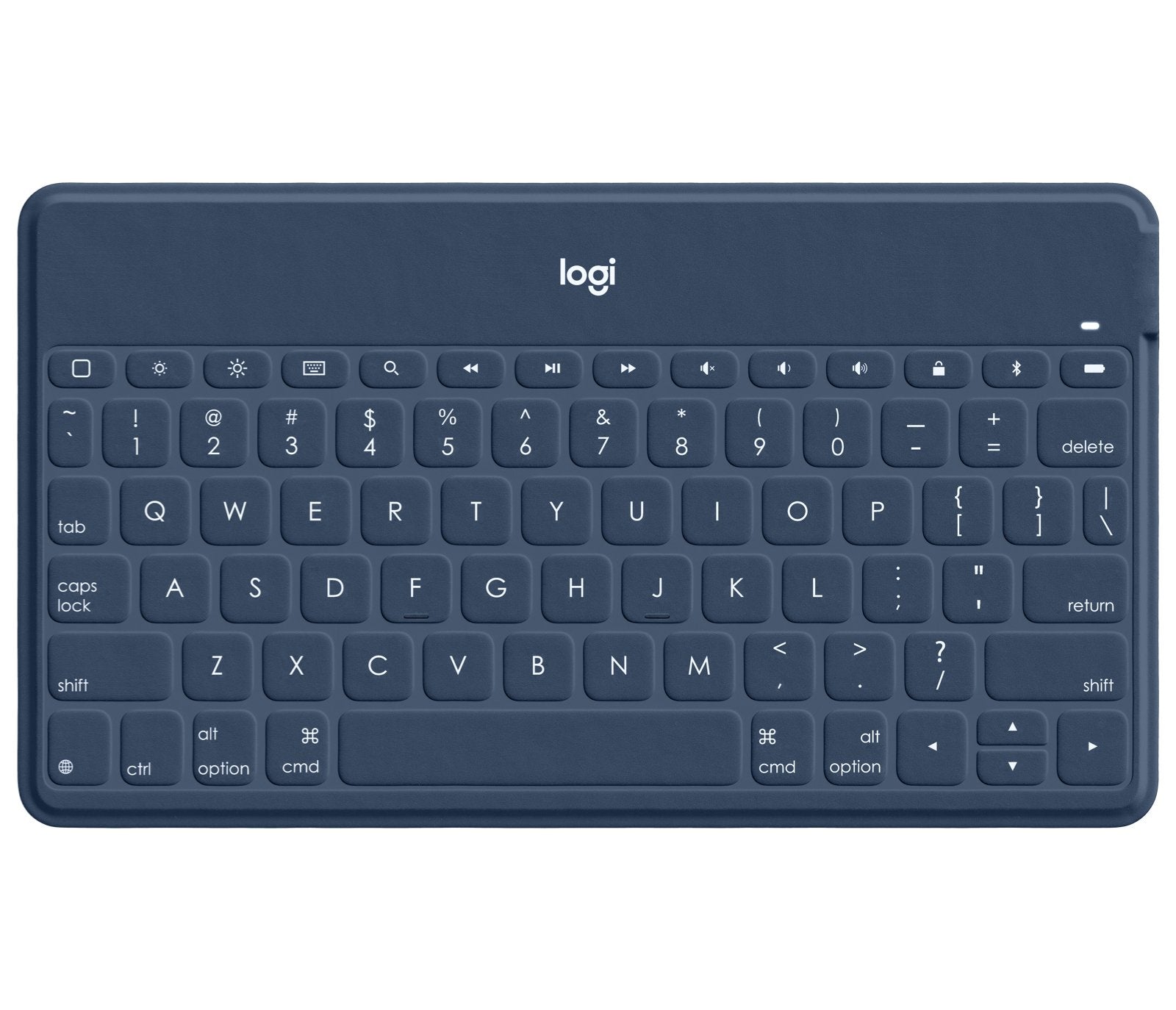 Logitech Keys-To-Go Inglés Internacional Bluetooth Azul