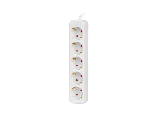EAN 5901969429220 - Lanberg PS0-05F-0300-W base múltiple 3 m 5 salidas AC Interior Blanco imagen 3