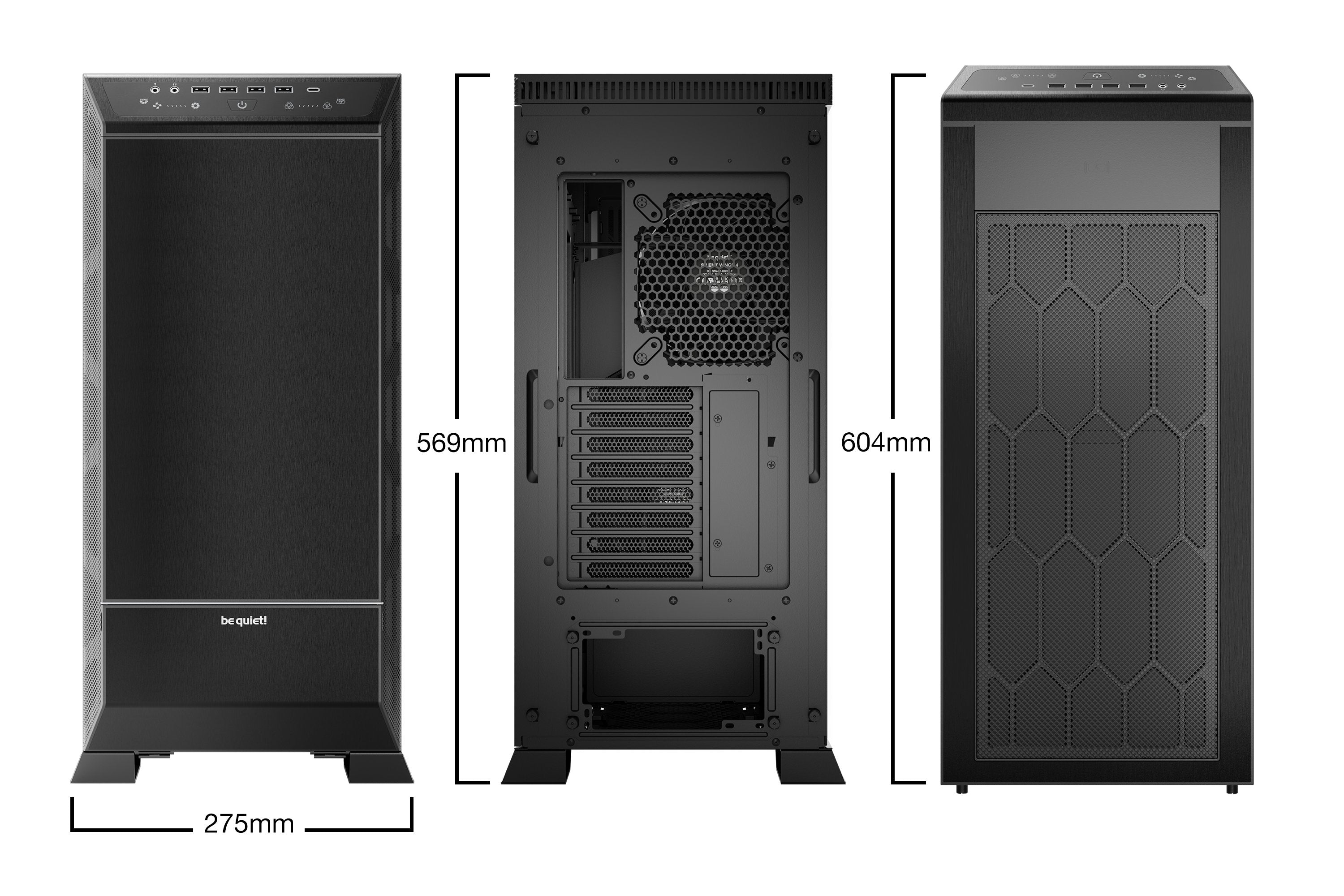 Caja Pc E-Atx Be Quiet! Dark Base Pro 901 Black