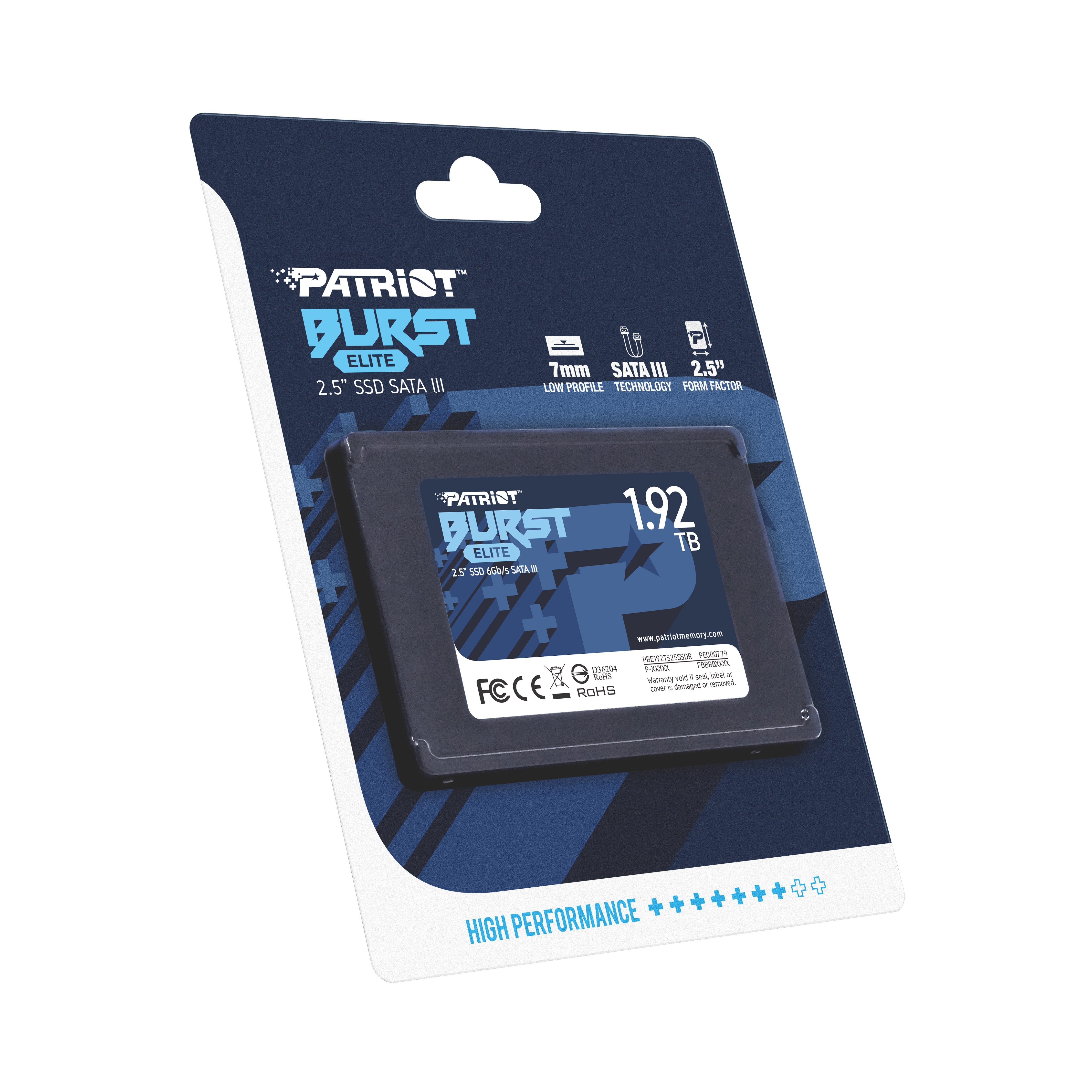 EAN 0814914027776 - Patriot Memory Burst Elite 1,92 TB 2.5" Serial ATA III imagen 7
