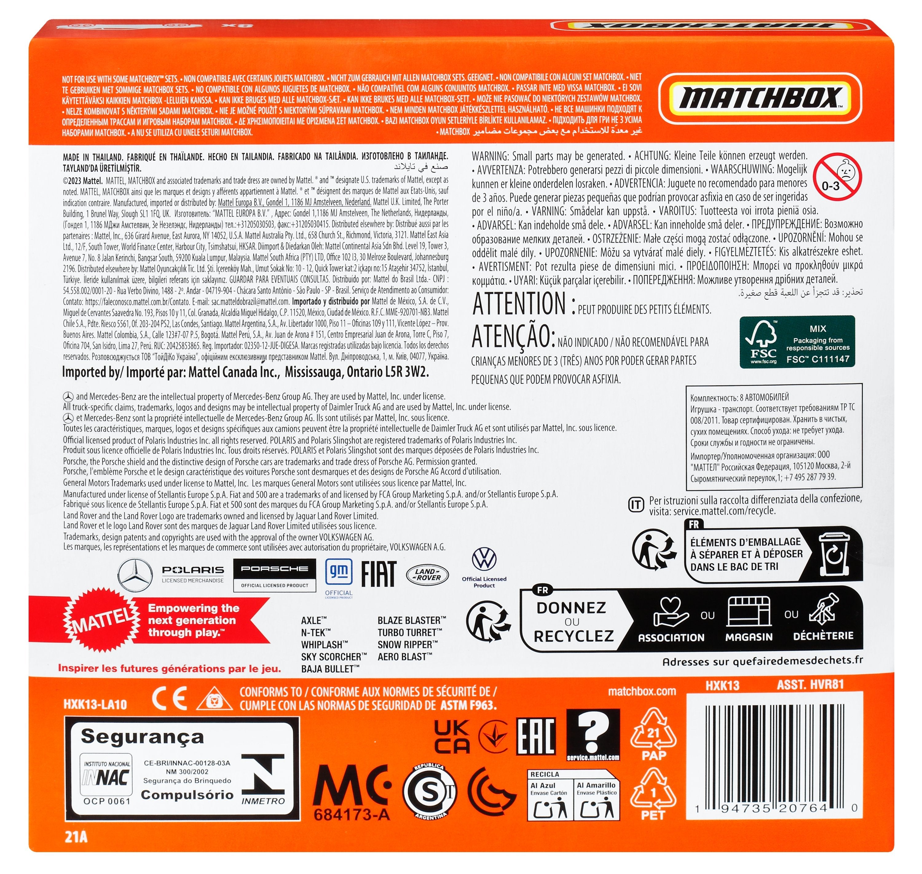 EAN 0194735207640 - Matchbox HVR81 vehículo de juguete imagen 6