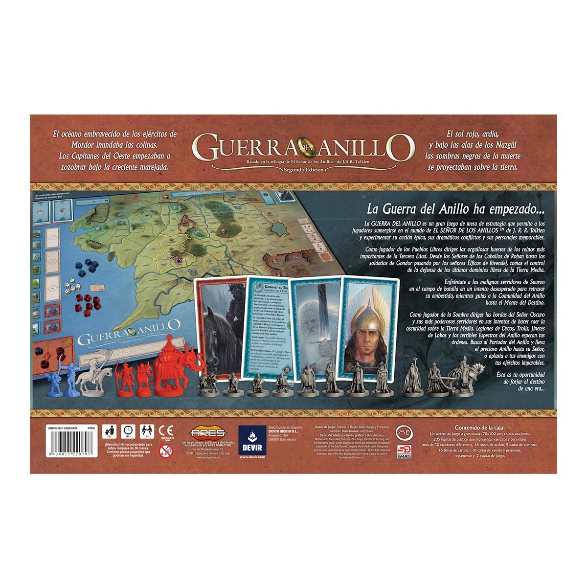 Juego De Mesa Devir La Guerra Del Anillo