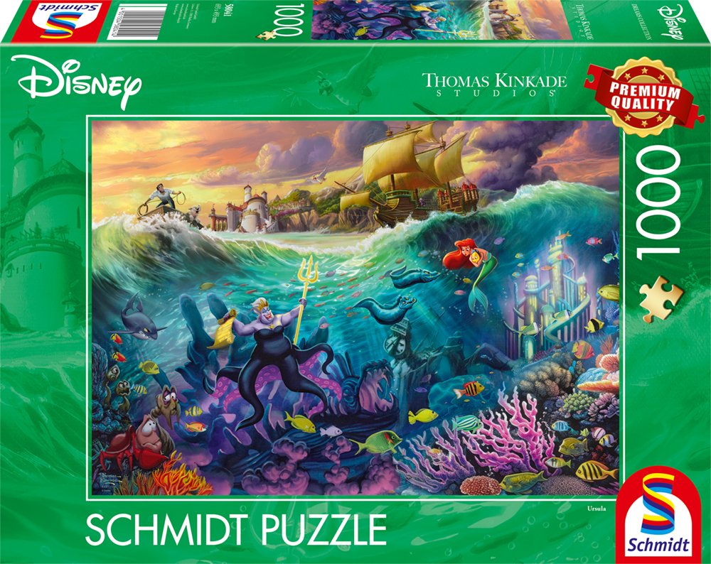 Schmidt Spiele Thomas Kinkade Studios: Disney - Ursula (1000 Teile) 58041