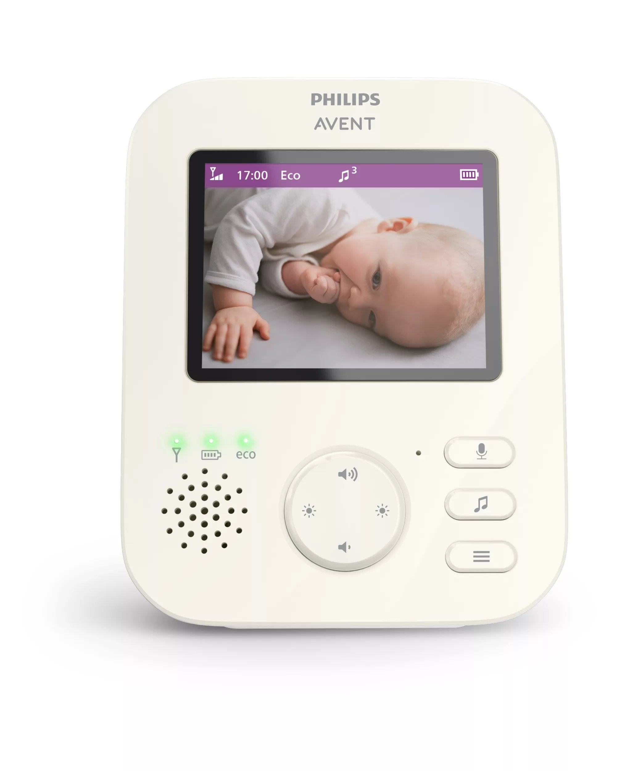 EAN 8720689016797 - Philips AVENT SCD882/26 video-monitor para bebés 300 m FHSS Blanco imagen 2