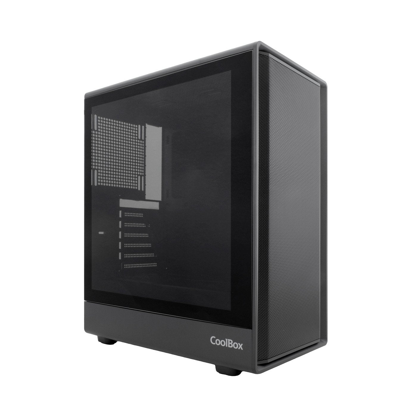 Coolbox Caja Atx Ga700 Darkside Gpu Max 315mm Cristal Templado Liquida 240mm Usb-C Negra
