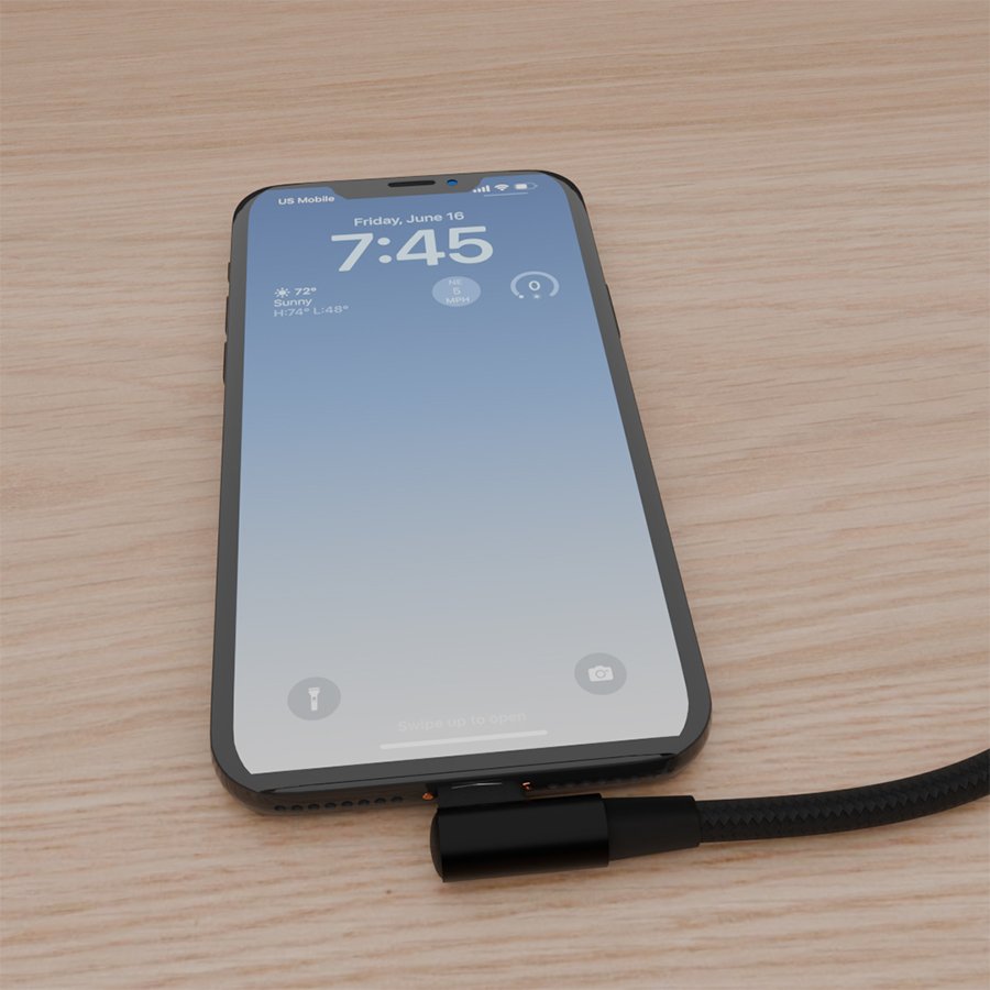 Cable Gembird Cc-Usb2-Cmlml-0.2m De Conector Lightning 0,2 M Negro