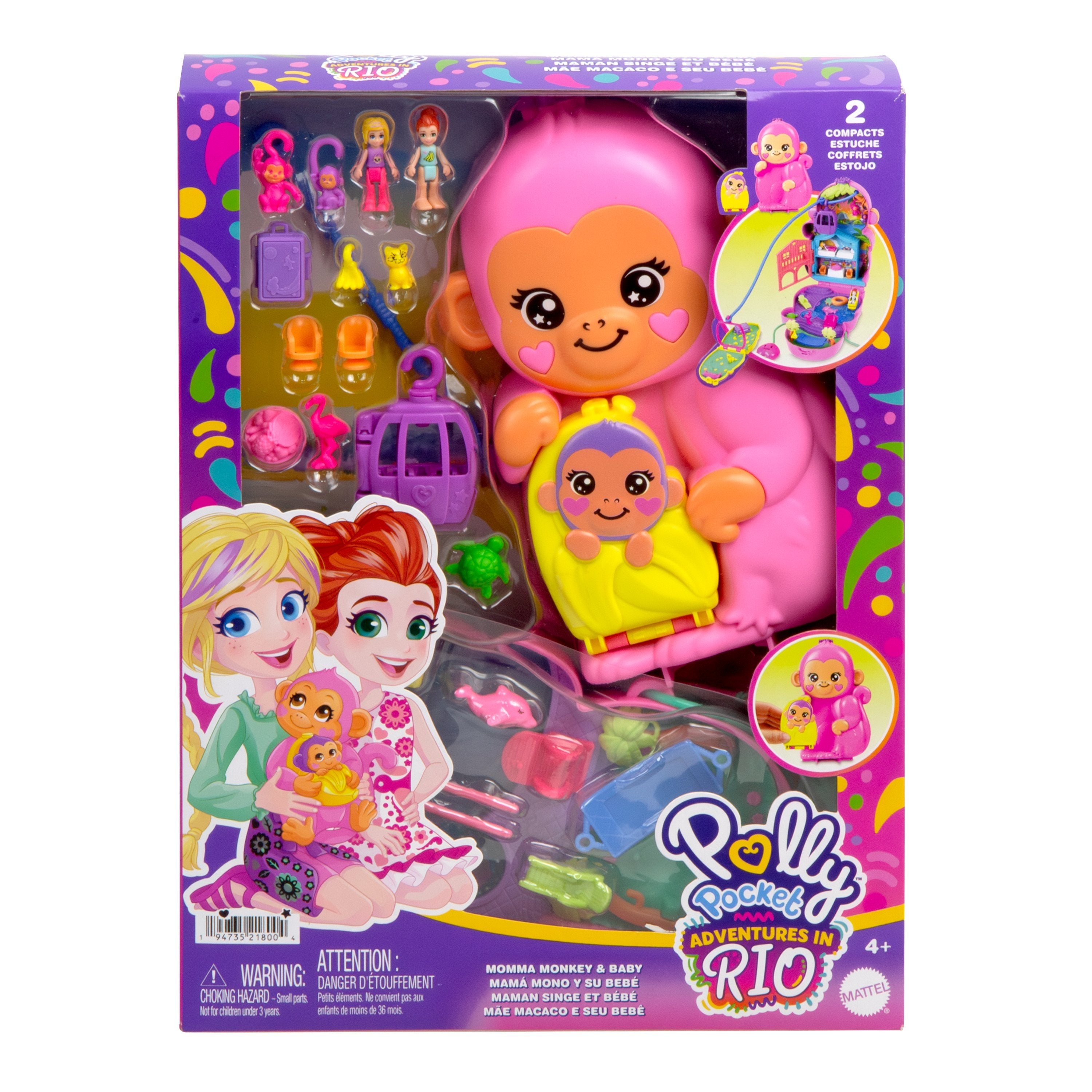 EAN 0194735218004 - Polly Pocket HWP04 accesorio para muñecas Estuche de juego de muñeca imagen 6