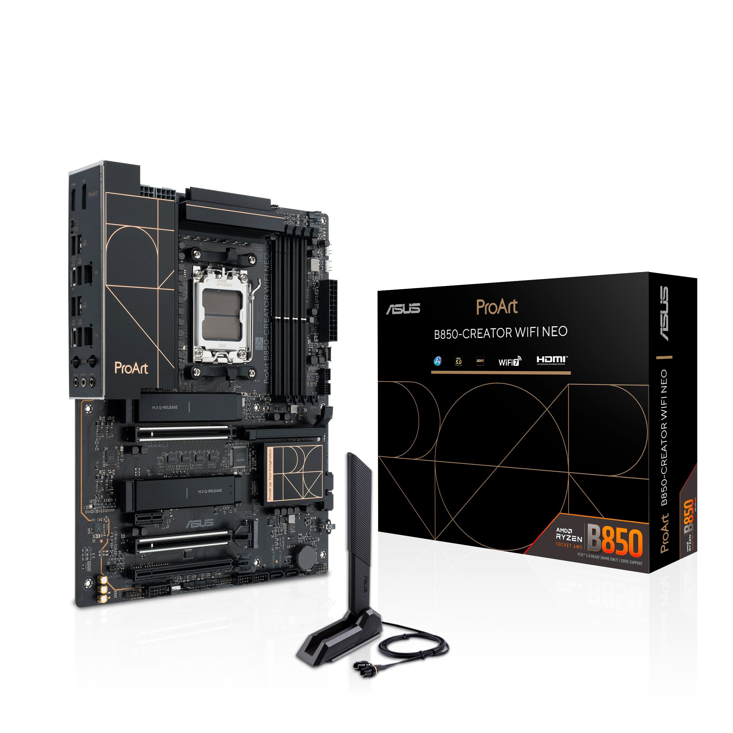 EAN 4711636504447 - ASUS PROART B850-CREATOR WIFI NEO AMD B850 Zócalo AM5 ATX imagen 1