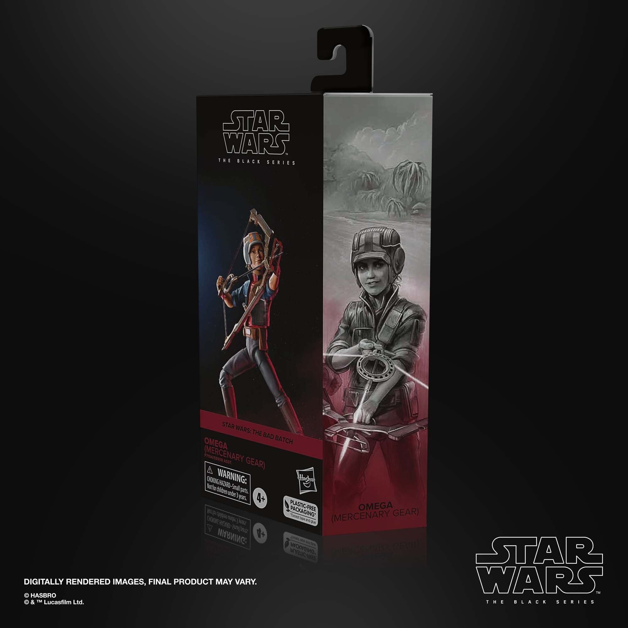 Figura Hasbro Star Wars The Black Series Omega (Equipo Mercenario)
