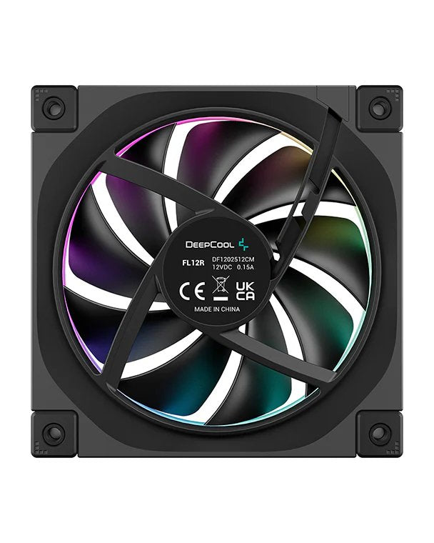 EAN 6933412785156 - DeepCool FL12R Carcasa del ordenador Ventilador 12 cm Negro 1 pieza(s) imagen 3