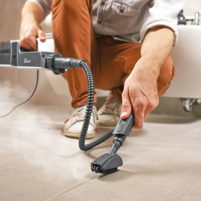 Mopa A Vapor Polti Pteu0304 Vaporetto Sv610 Style 2 En 1 Con Limpiador Portátil Integrado, Gris Blanco