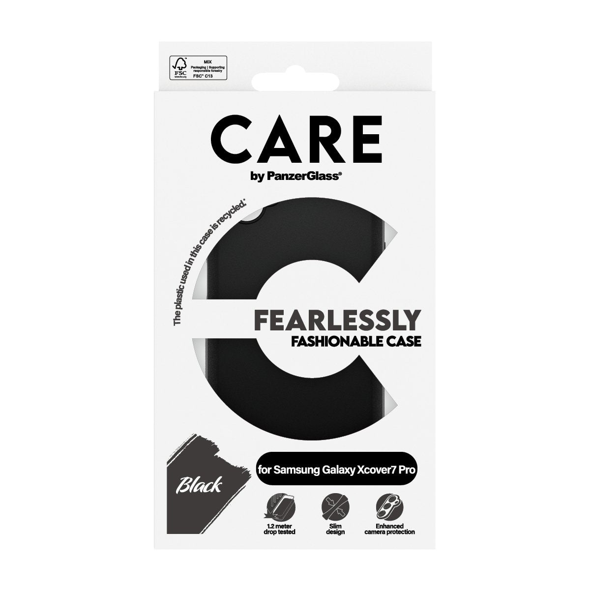 EAN 5715685025969 - PanzerGlass CARE by ® TPU Case Black Samsung Galaxy Xcover7 Pro 5G funda para teléfono móvil Negro imagen 3