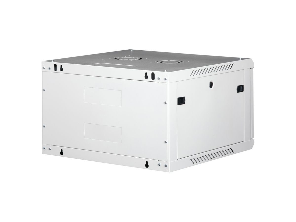 Roline 19-Zoll Wandgehuse Basic Plus 6he, 600x600 Bxt Grau