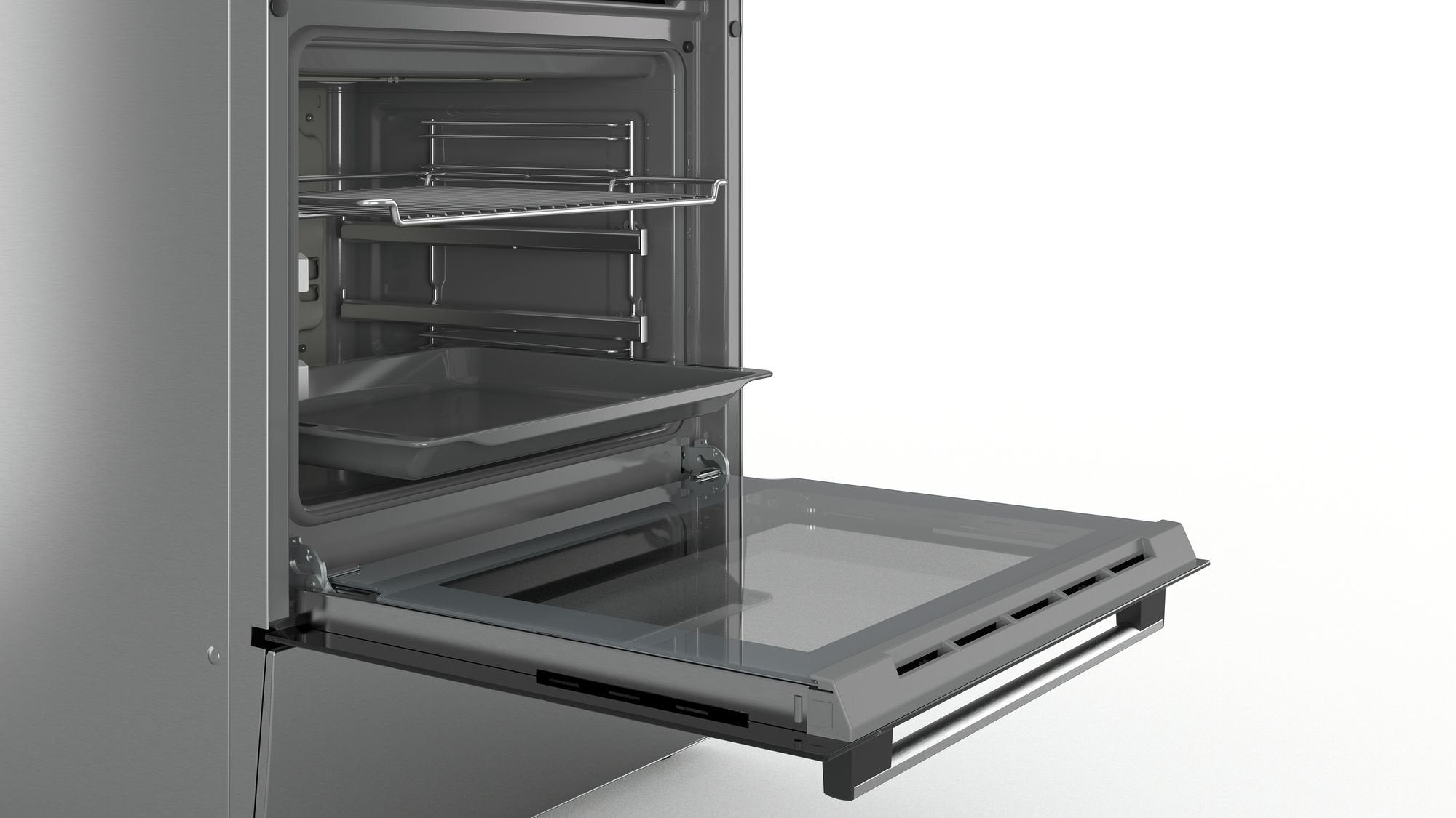 Bosch Hogar Serie Hkr39c250 4, Juego De Estufa De Acero Inoxidable Hkr39c250