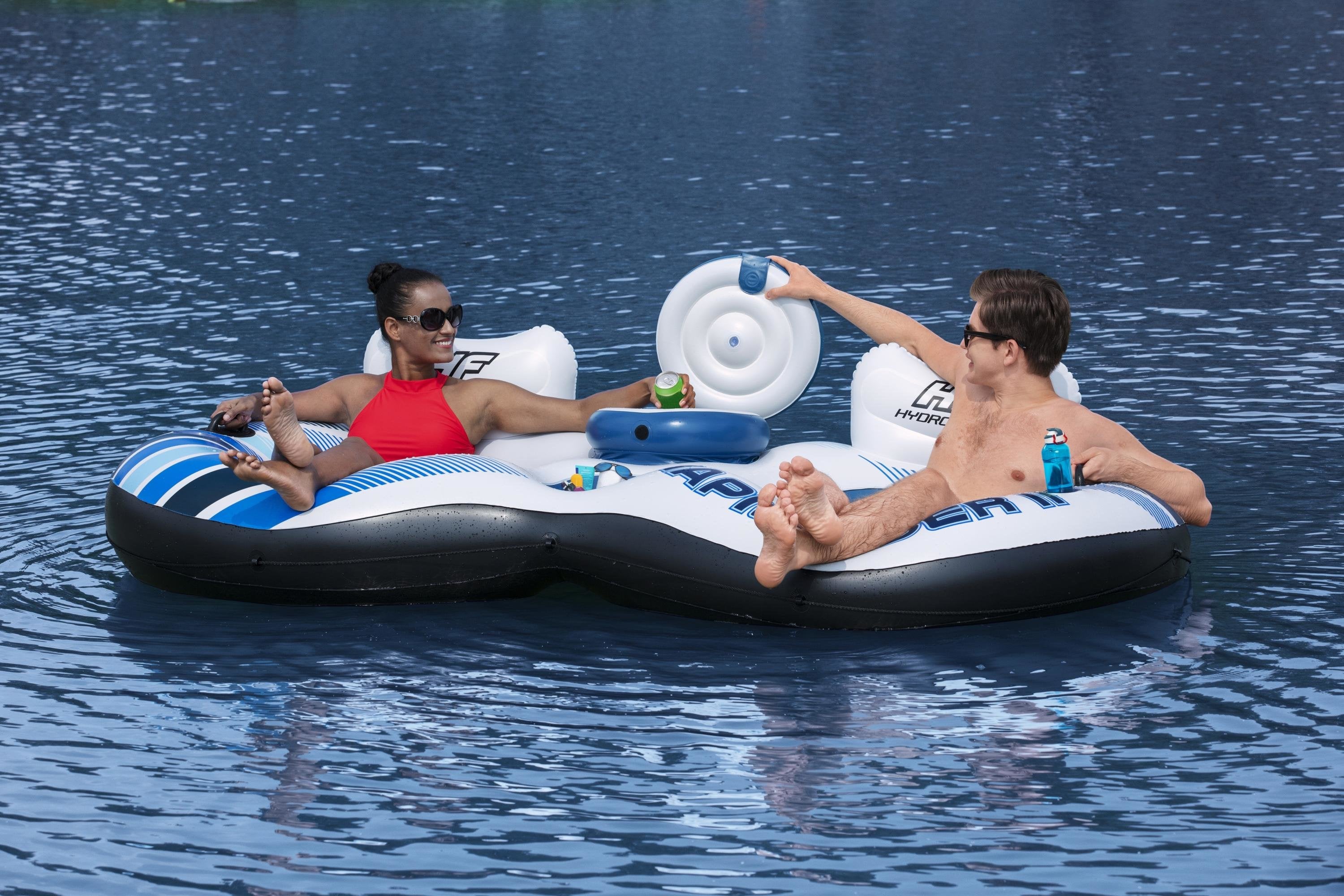 EAN 6941607305317 - Bestway 43113 flotador para piscina y playa Negro, Amarillo Vinilo Flotador con asiento imagen 18
