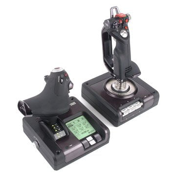 Logitech G Saitek X52 Pro Flight Control System Controlador Simulador De Vuelo