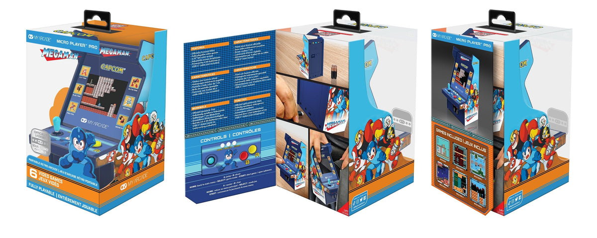 My Arcade Micro Player Pro Megaman 6 Games 6.75" Dgunl-4189
