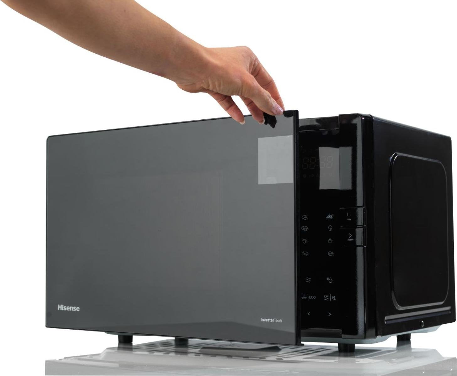 EAN 3838782819698 - Hisense H25MOBS4HGI Negro Microondas con grill Encimera 25 L 900 W imagen 4