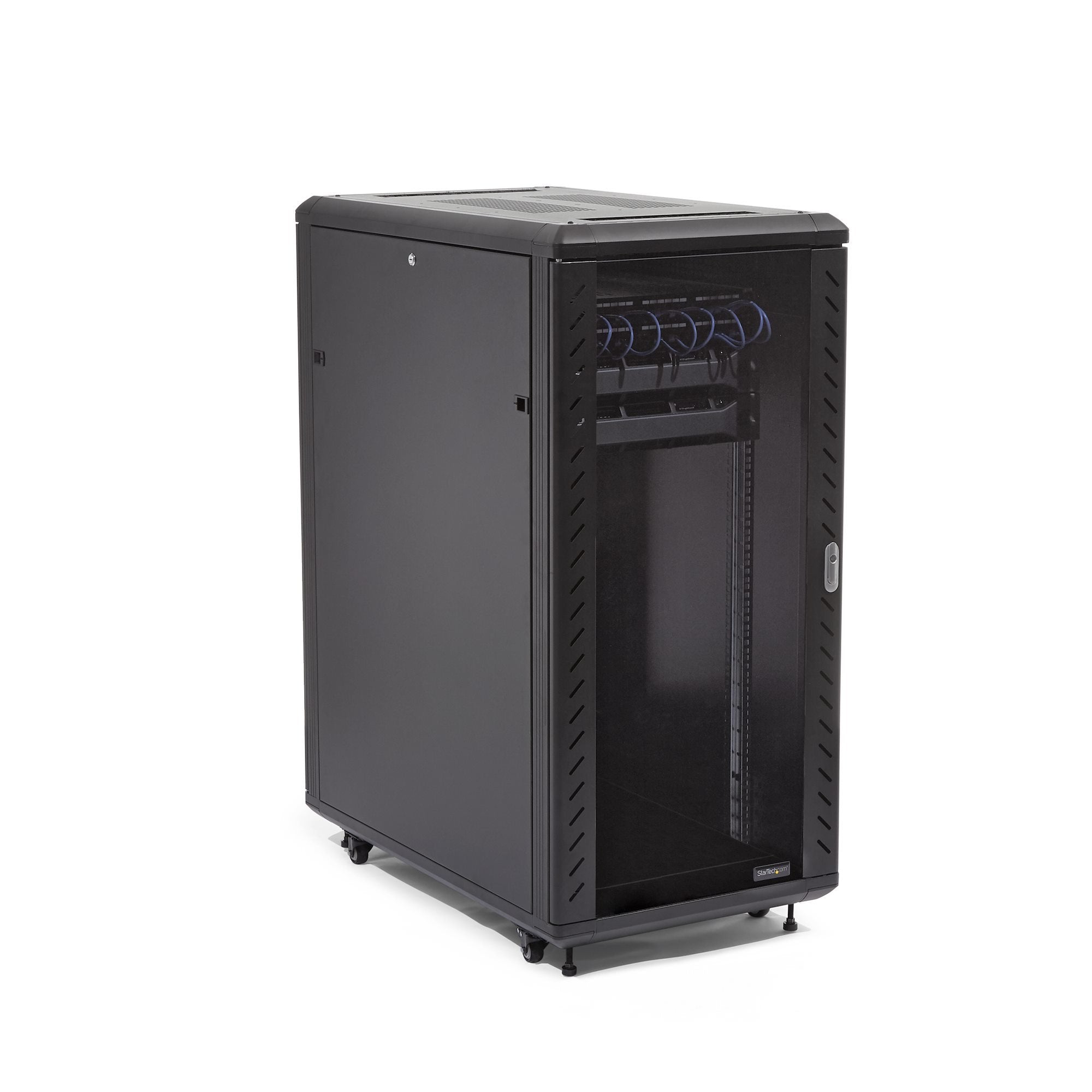EAN 65030888431 - StarTech.com RK3236BKF armario rack Rack o bastidor independiente Negro imagen 3