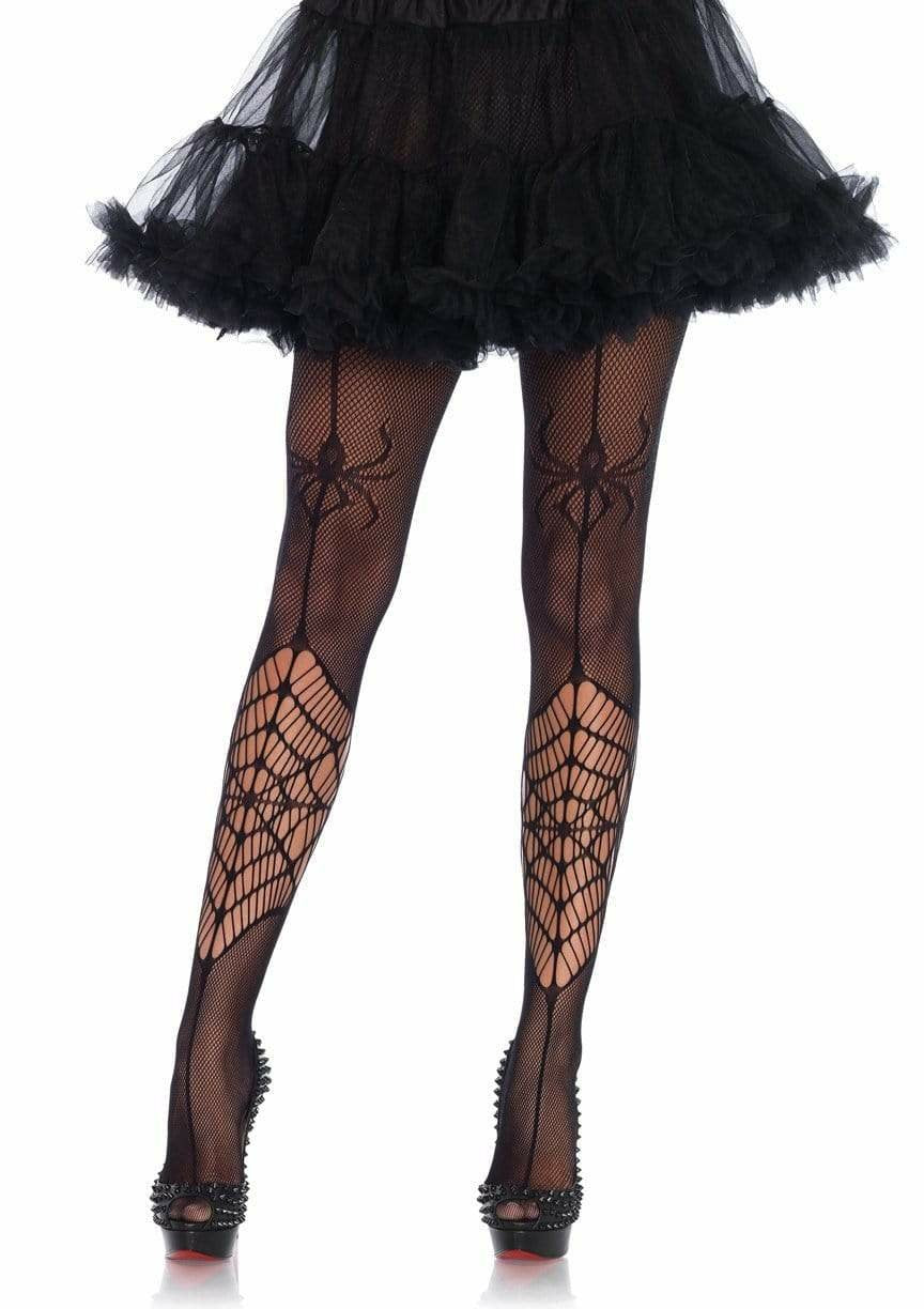 Leg Avenue Medias Spider Negro