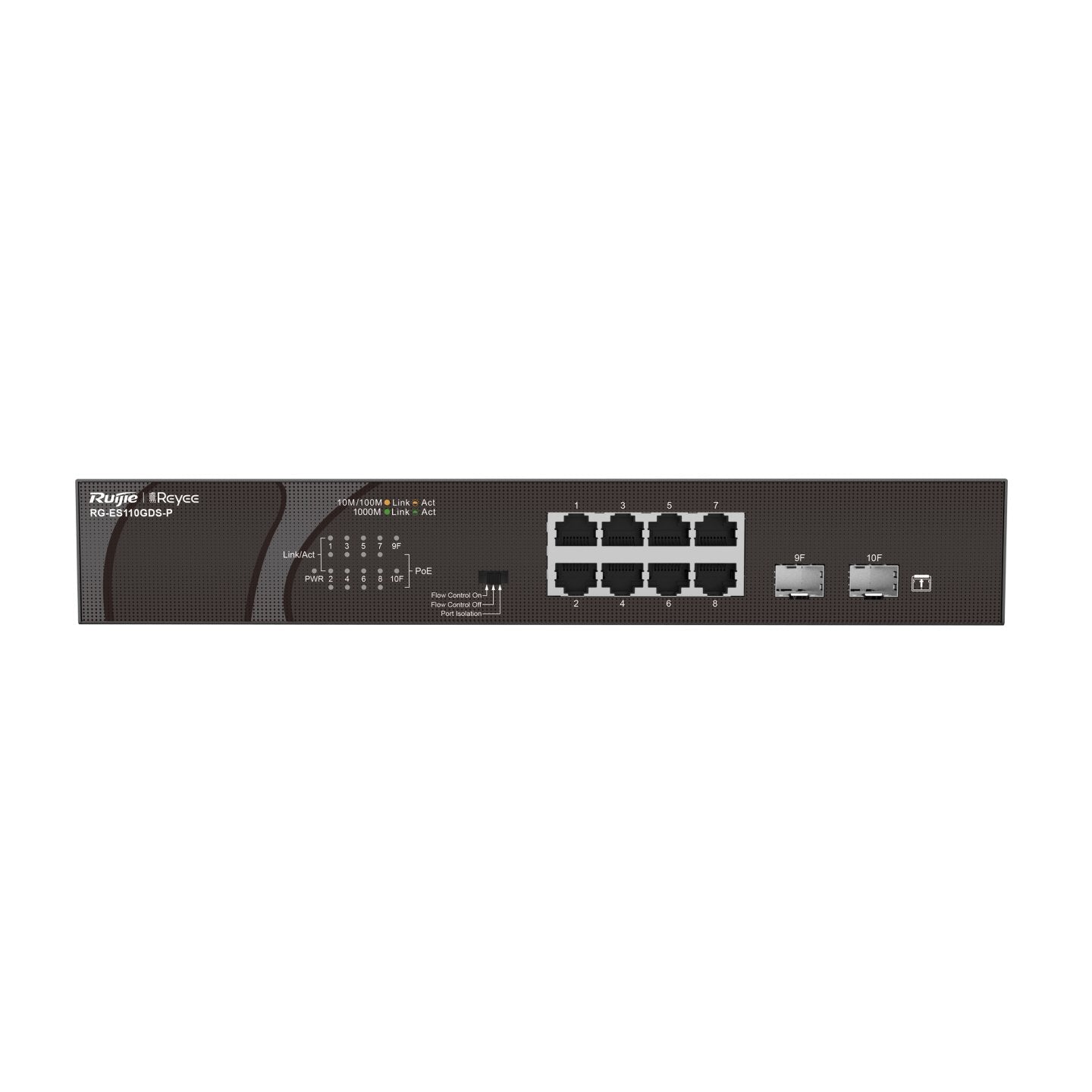 Switch Ruijie Reyee Rg-Es110gds-P 5-Port 10/100 Mbps Desktop Switch