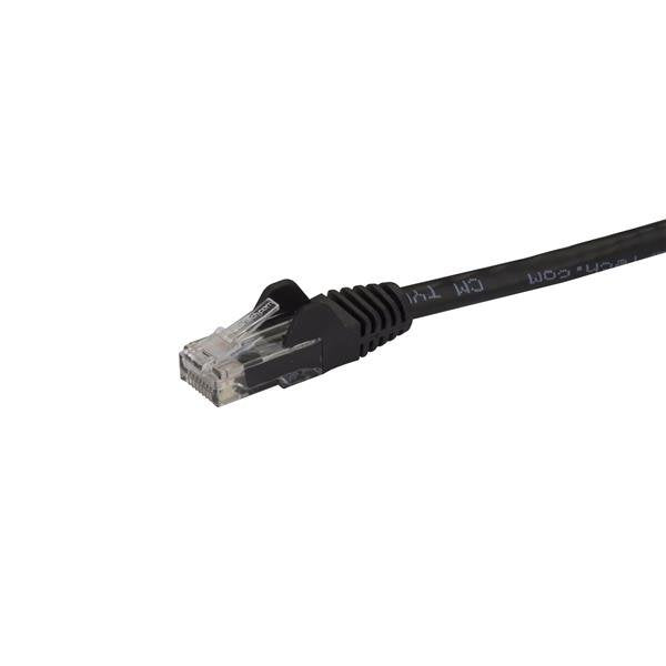1.5 M Cat6 Cable Black Cabl Snagless - 24 Awg Copper Wire