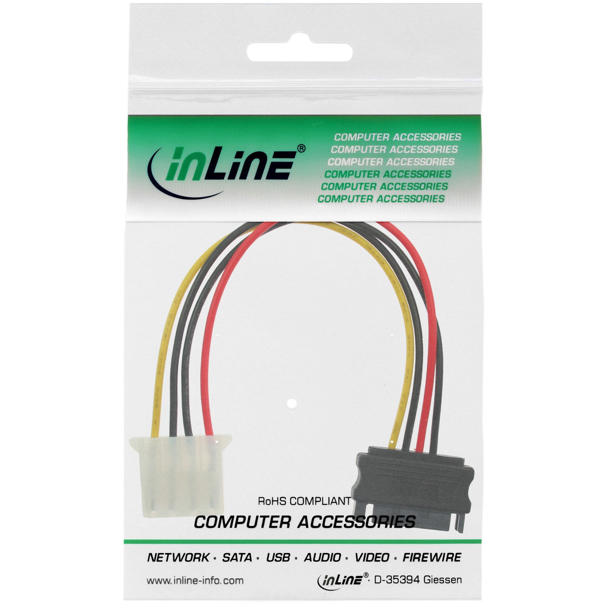 EAN 4043718160747 - InLine 29669 cable de alimentación interna 0,15 m imagen 2