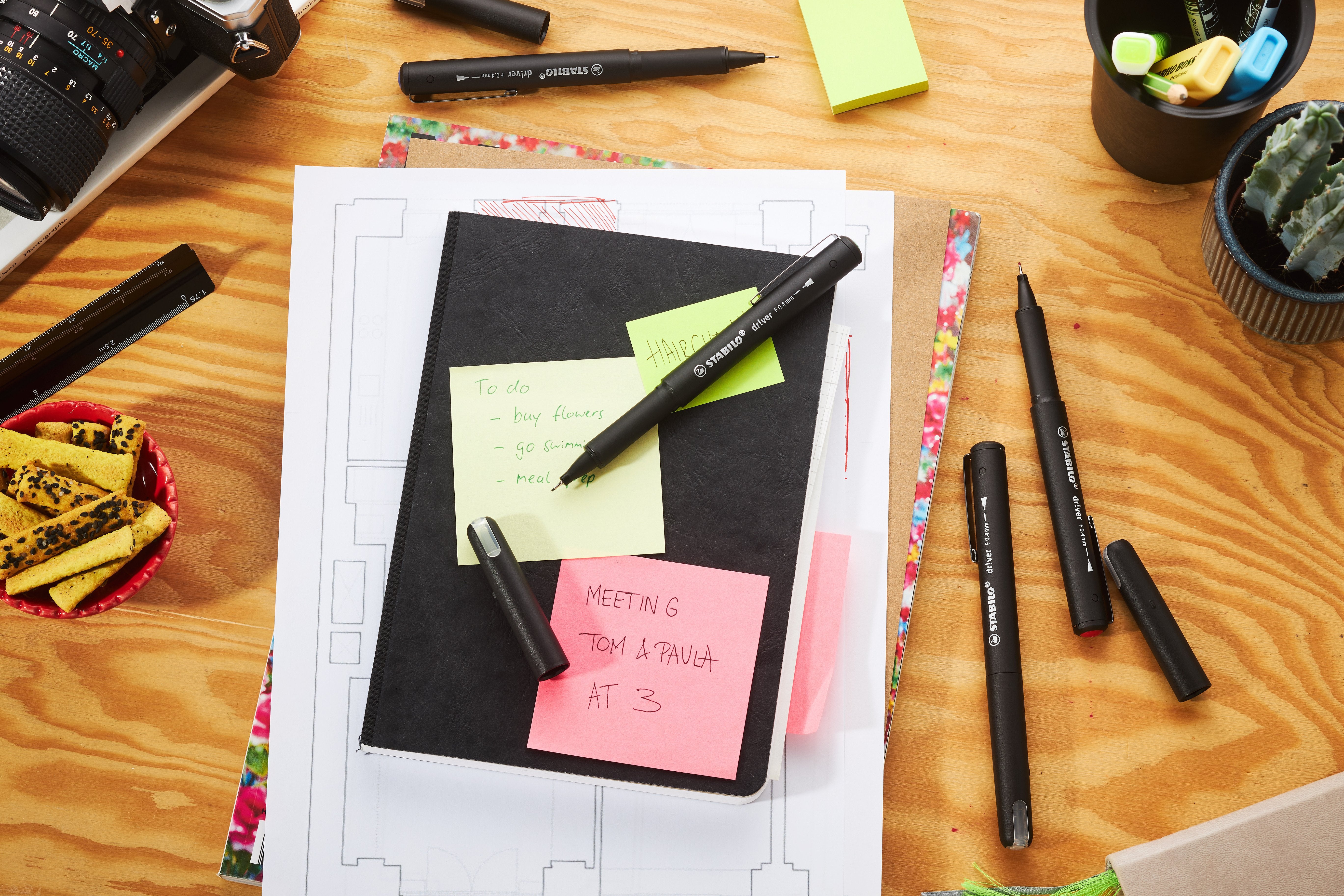 EAN 4006381614986 - STABILO dr!ver rotulador de punta fina Fino Negro, Azul, Verde, Rojo 4 pieza(s) imagen 7