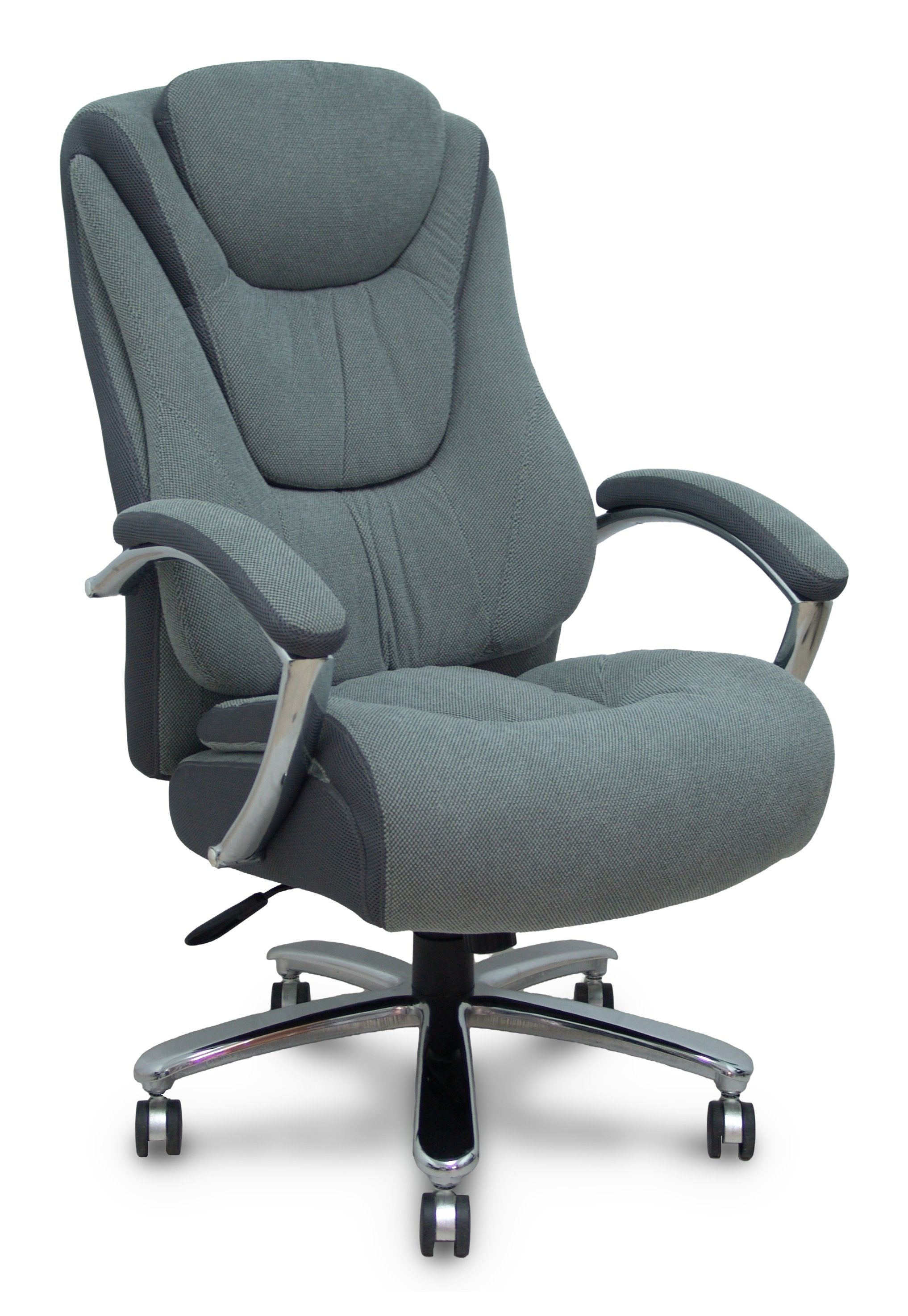 Piqueras Y Crespo Forol Sillon Ergo531 Basculante Tapizado Tela Y 3d Color Gris Base Cromo Ruedas Nailon 60mm